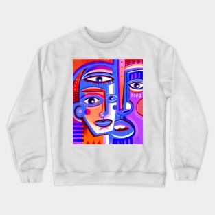 Art faces Crewneck Sweatshirt